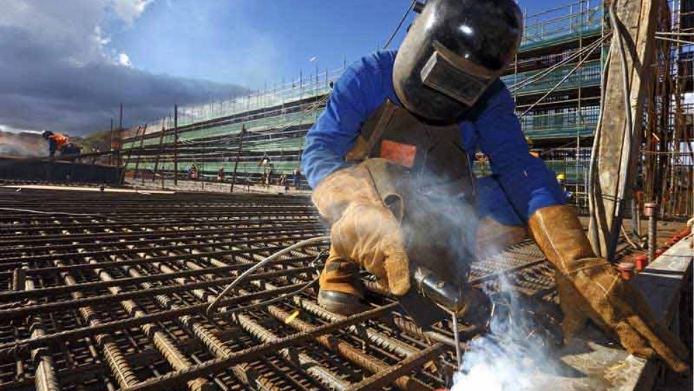 Aryan Saze metal frame welding